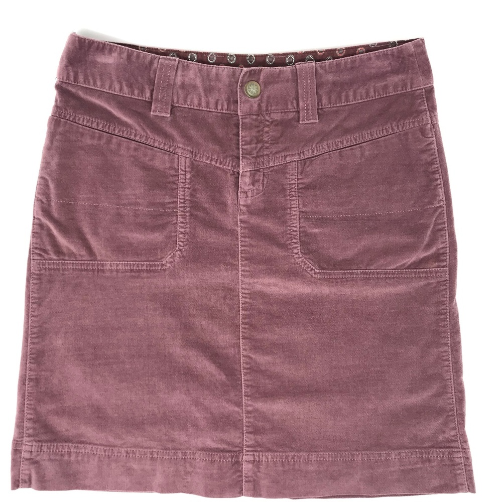 Athleta Washed Velvet Dema Skirt Size 6